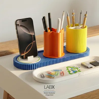 Smart Office Organizer – Bộ sắp xếp bàn làm việc modular thông minh