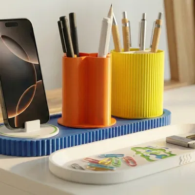 Smart Office Organizer – Bộ sắp xếp bàn làm việc modular thông minh