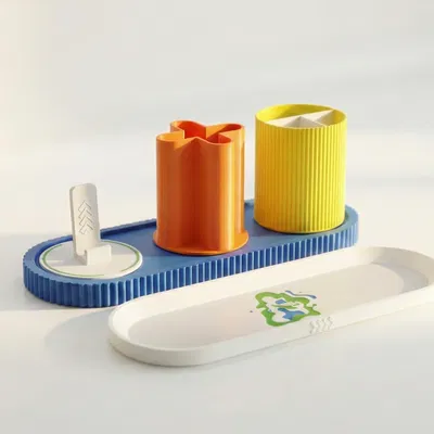 Smart Office Organizer – Bộ sắp xếp bàn làm việc modular thông minh