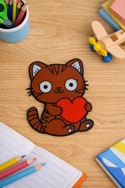 Mèo dễ thương 2D (Cute cat 2D) - Image 1