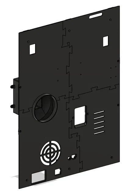 Nâng cấp quạt xả 120mm cho Qidi Q2 & back panel tùy biến - Image 1