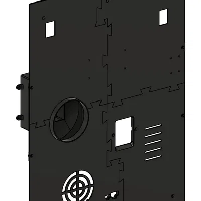 Nâng cấp quạt xả 120mm cho Qidi Q2 & back panel tùy biến