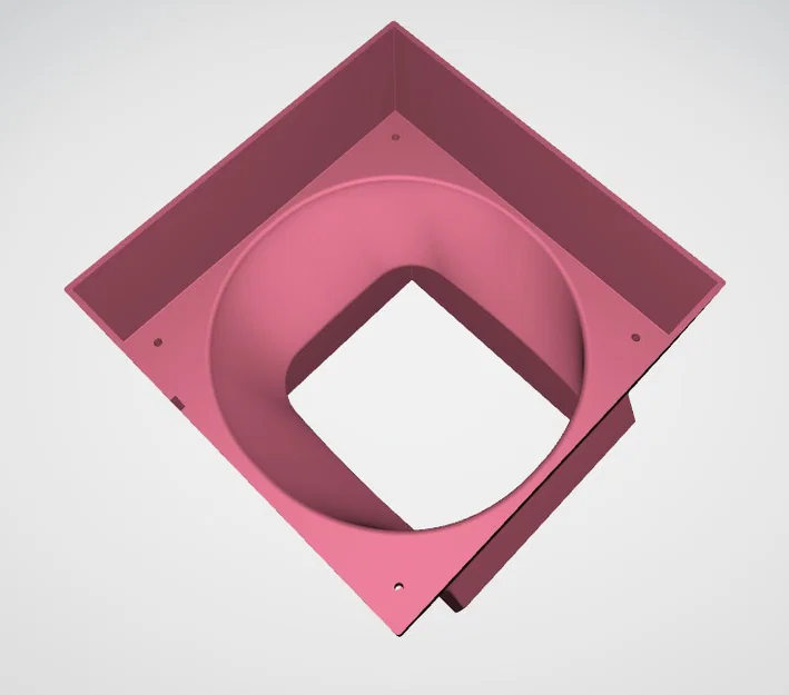 Fan housing 120mm thay thế (Alternative 120mm fan housing) - Image 2