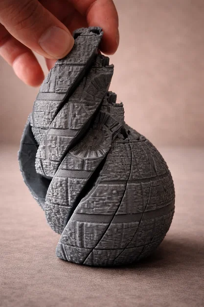 Death Star Fidget Mở Rộng – Đồ Chơi Giảm Stress Articulated Không Gian - Image 3