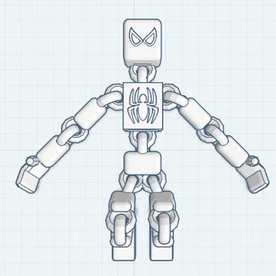 Flexi Spiderman – Figure khớp xích linh hoạt