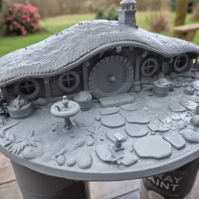 Mô hình Nhà Hobbit Bag End (The Shire) – Lord of the Rings (LOTR)