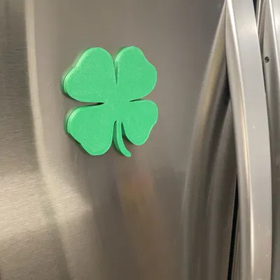 Cỏ 4 Lá 3 3/8 Inch Gắn Nam Châm