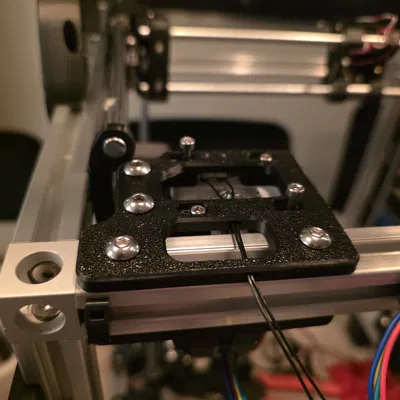 Voron Legacy A Drive top với đường đi dây endstop