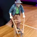 Tượng người nông dân với cái cày v2 cho presepe - Thumbnail 2