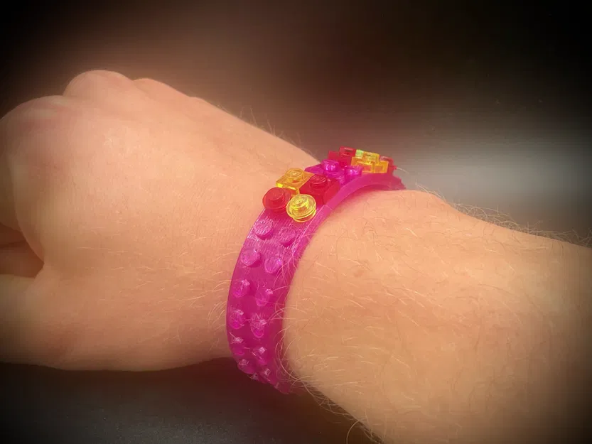 Vòng tay Brick Lego dẻo TPU (Flexible TPU Bracelet) - Image 4