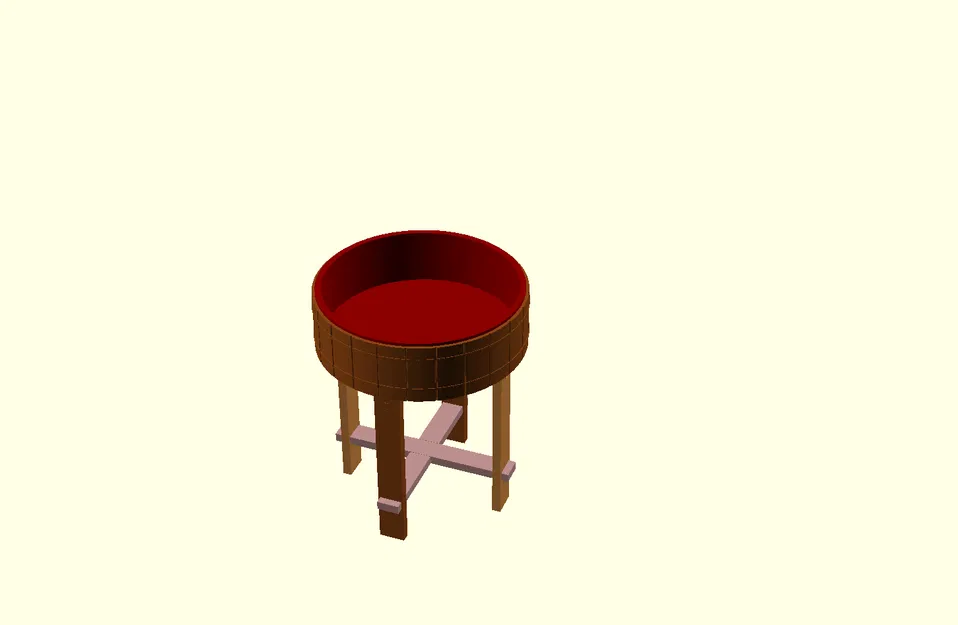 Bird Bath Kiểu Thùng Modular (Không Cần Support) - Image 1