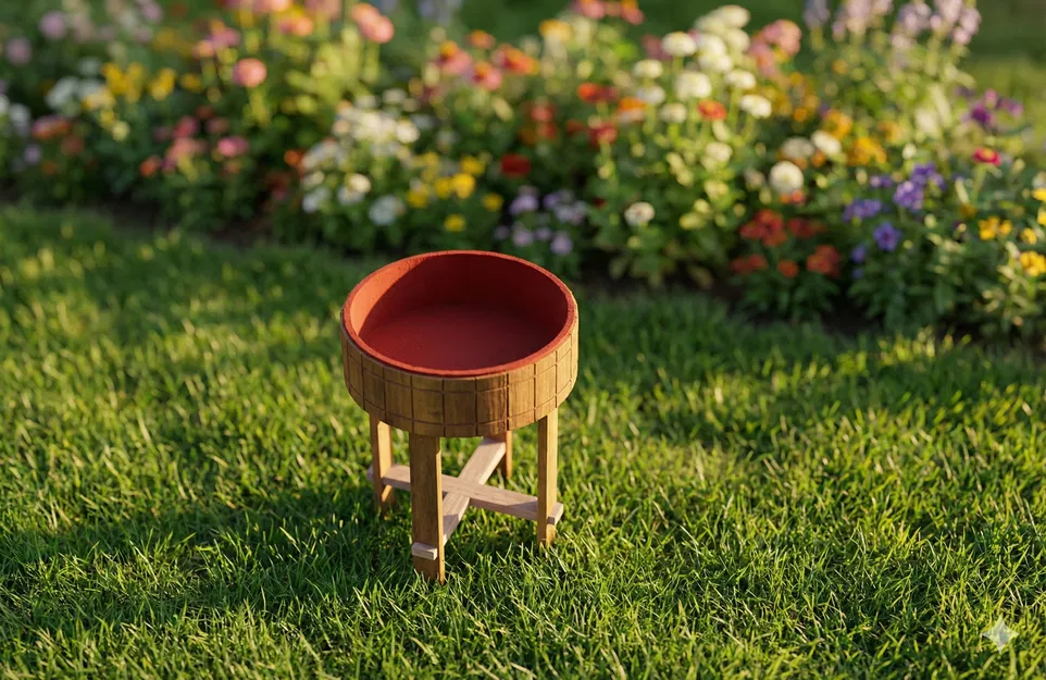 Bird Bath Kiểu Thùng Modular (Không Cần Support) - Image 2