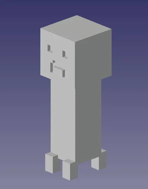 Minecraft Creeper (phiên bản đơn giản, nhỏ gọn) - Image 1