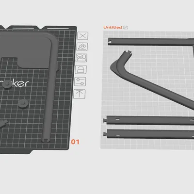 Nắp trên cho Snapmaker U1 dùng thùng Action Box One 60L