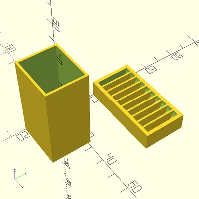 Hộp đựng pin nhỏ (Parametric)