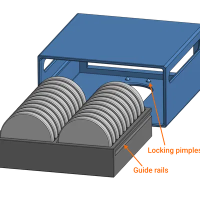 Hộp đựng pin Coin Cell / Button Cell (Tùy biến)