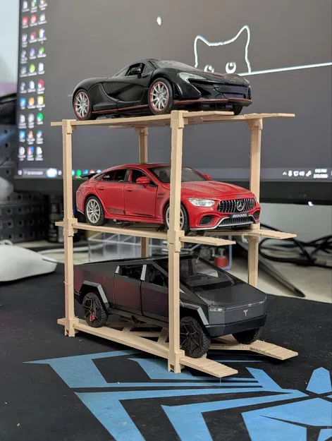Kệ/Nền Trưng Bày Xe Diecast 1:32 Xếp Chồng (STACKABLE) - Image 4