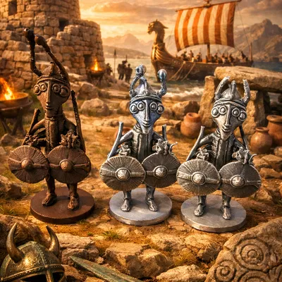 Bronzetto chiến binh Sardegna SHARDANA (bản replica tượng)