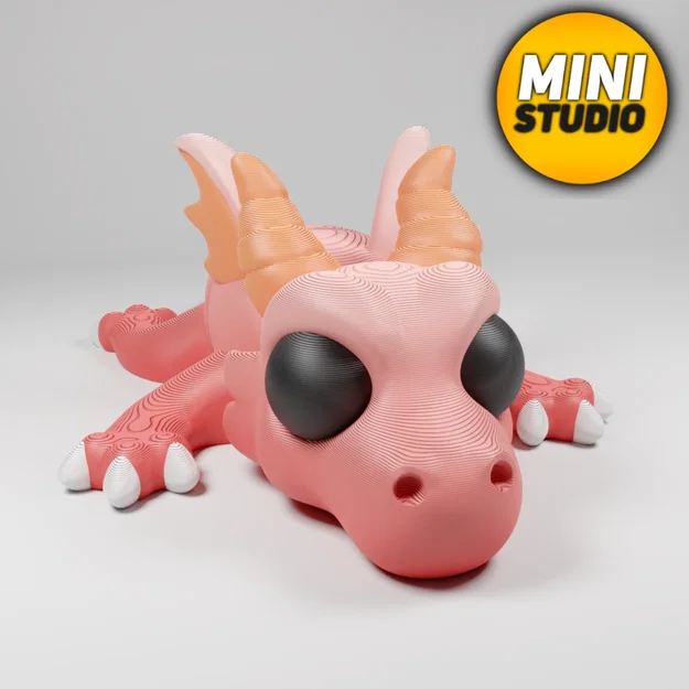 Rồng Cute Flexi Khớp Nối (Articulated Flexi Cute Dragon) - Image 2