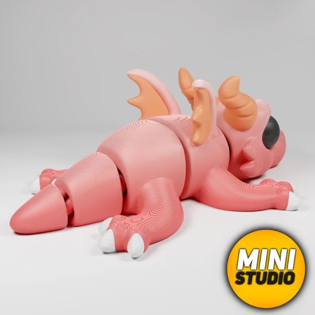 Rồng Cute Flexi Khớp Nối (Articulated Flexi Cute Dragon) - Image 3