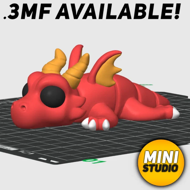 Rồng Cute Flexi Khớp Nối (Articulated Flexi Cute Dragon) - Image 4