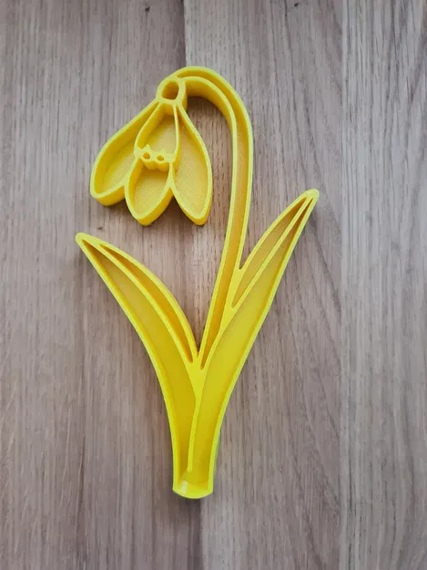 Khay sensory hoa Snowdrop (Tavita senzoriala ghiocel) - Image 1