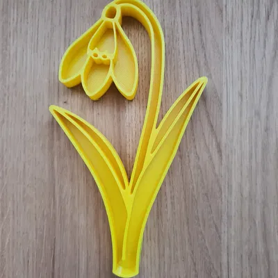 Khay sensory hoa Snowdrop (Tavita senzoriala ghiocel)