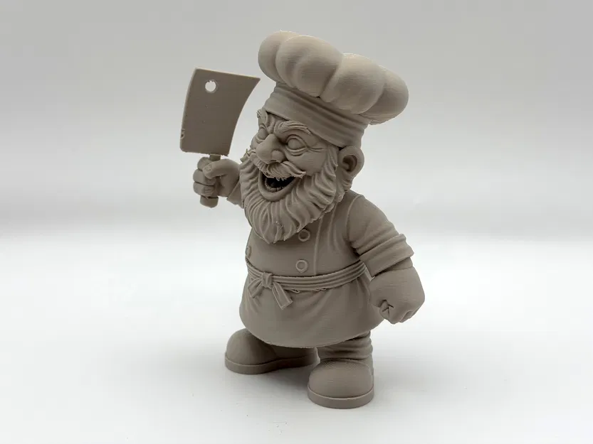 Butcher Gnome – Chú lùn đồ tể cầm dao phay - Image 2
