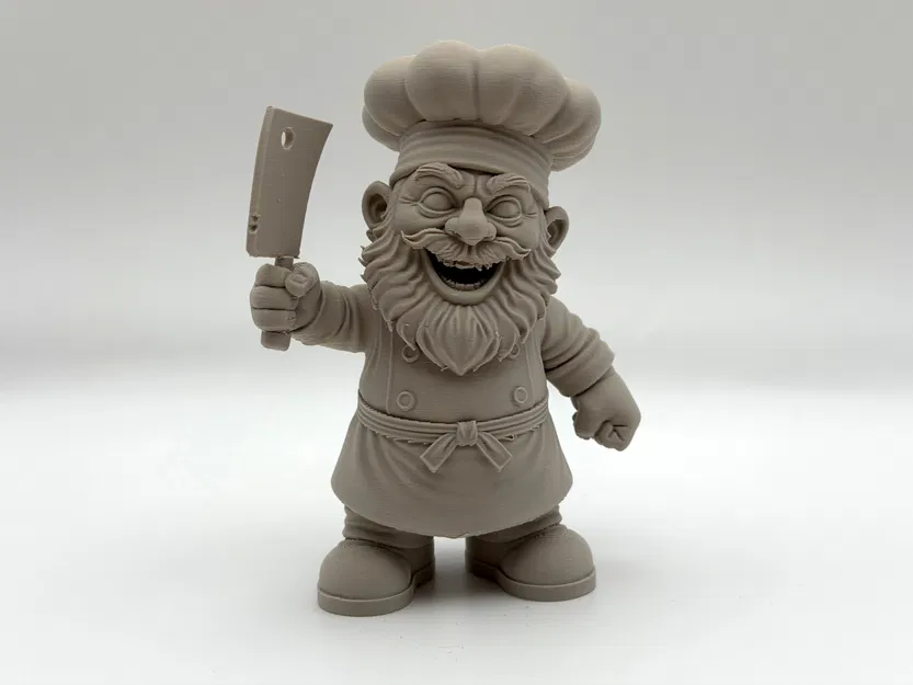 Butcher Gnome – Chú lùn đồ tể cầm dao phay - Image 3