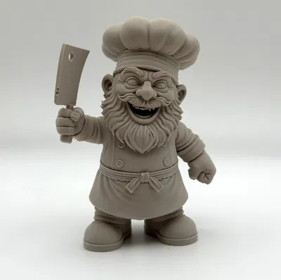 Butcher Gnome – Chú lùn đồ tể cầm dao phay