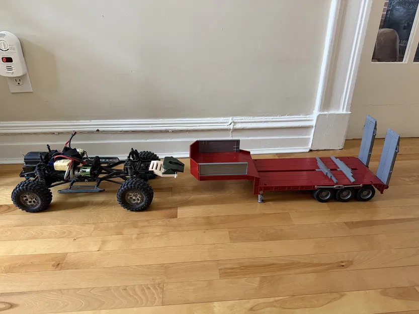 Adapter móc kéo 5th wheel Bruder cho Axial SCX10 - Image 1