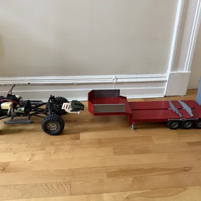 Adapter móc kéo 5th wheel Bruder cho Axial SCX10