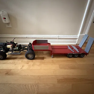 Adapter móc kéo 5th wheel Bruder cho Axial SCX10