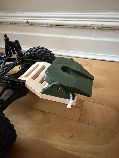 Adapter móc kéo 5th wheel Bruder cho Axial SCX10 - Image 3