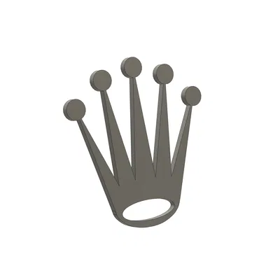 Logo Vương Miện Rolex (.step)