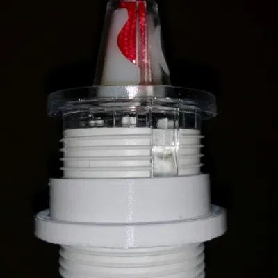 Vòng khóa ren giữ chụp đèn Ikea (Ikea Lamp Threaded Lock Ring)