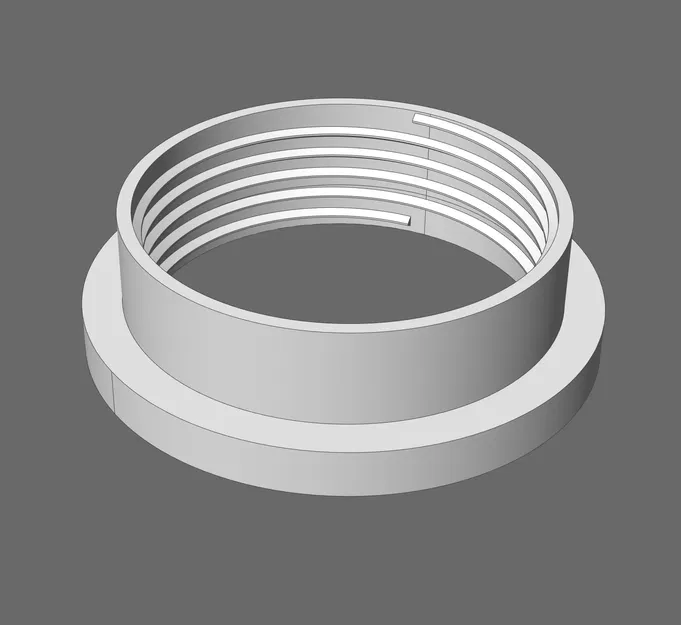 Vòng khóa ren giữ chụp đèn Ikea (Ikea Lamp Threaded Lock Ring) - Image 4