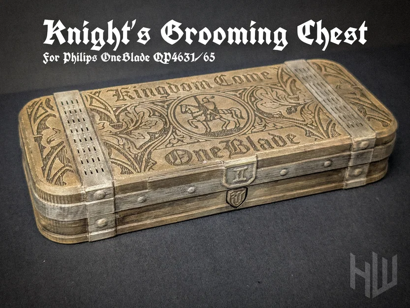 Rương Chăm Sóc Hiệp Sĩ cho Philips OneBlade QP4631/65 (Case) – Kingdom Come - Image 1