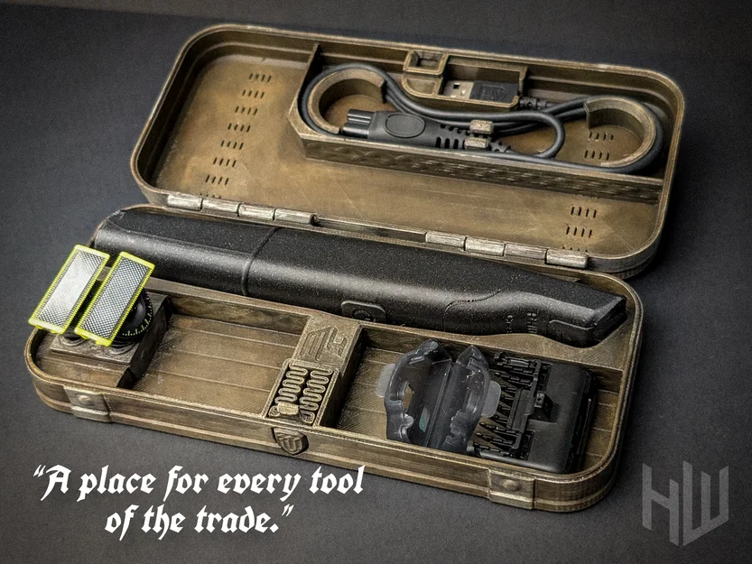 Rương Chăm Sóc Hiệp Sĩ cho Philips OneBlade QP4631/65 (Case) – Kingdom Come - Image 4