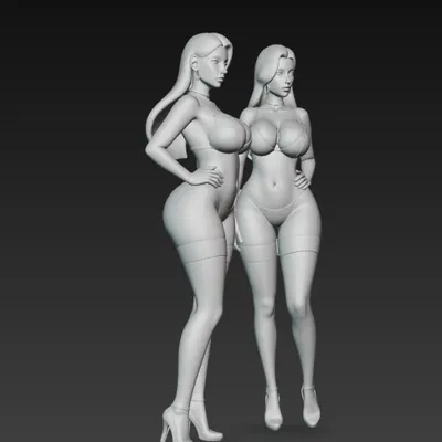 Hai chị em sinh đôi gợi cảm trong đồ lót