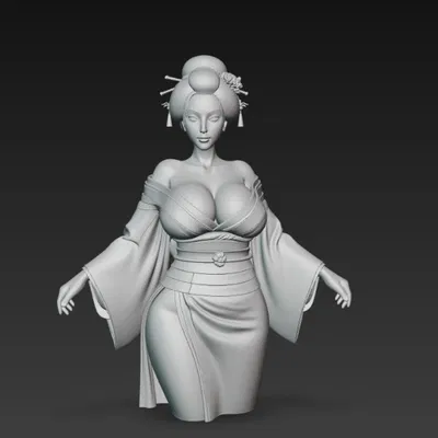 Cô gái Nhật gợi cảm ngực lớn trong trang phục truyền thống