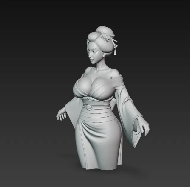 Cô gái Nhật gợi cảm ngực lớn trong trang phục truyền thống - Image 3