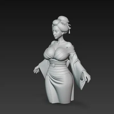 Cô gái Nhật gợi cảm ngực lớn trong trang phục truyền thống