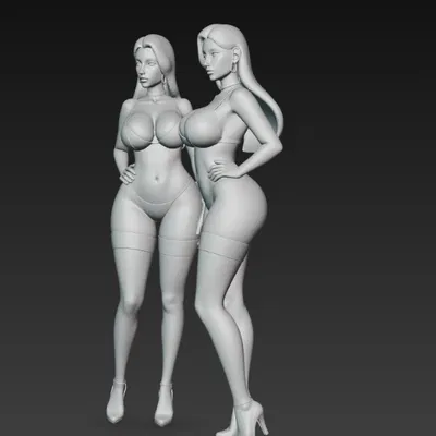 Hai chị em sinh đôi gợi cảm trong đồ lót