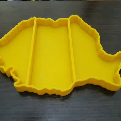 Khay sensory bản đồ Romania