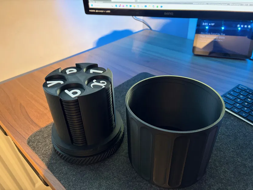 Hộp đựng Counter/Token (Game, Giáo dục, Toán) nắp vặn ren - Image 1