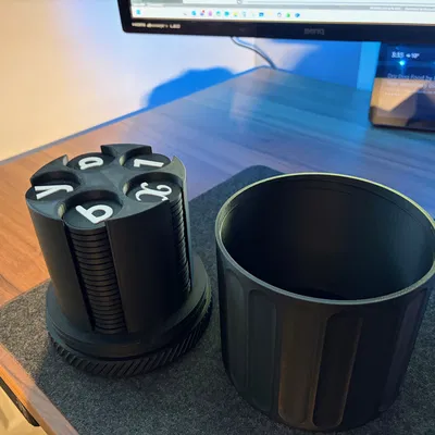 Hộp đựng Counter/Token (Game, Giáo dục, Toán) nắp vặn ren