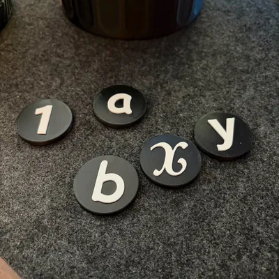 Hộp đựng Counter/Token (Game, Giáo dục, Toán) nắp vặn ren