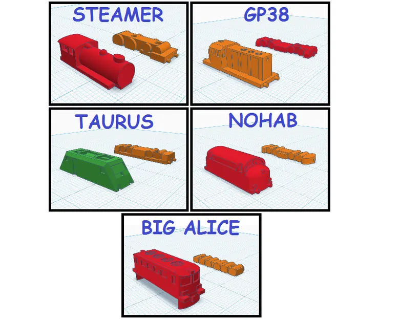 Ticket to Ride - Bộ đầu máy (Locomotive) phụ kiện - Image 2