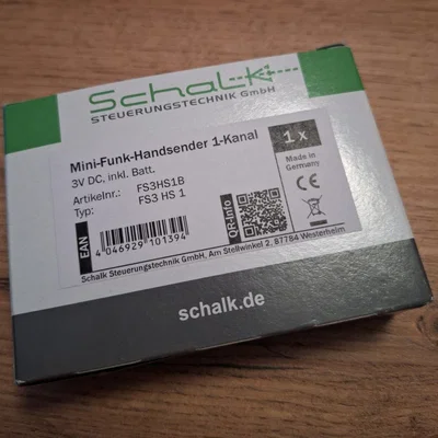Ốp/bảo vệ cho remote Schalk FS3 HS 1 kênh